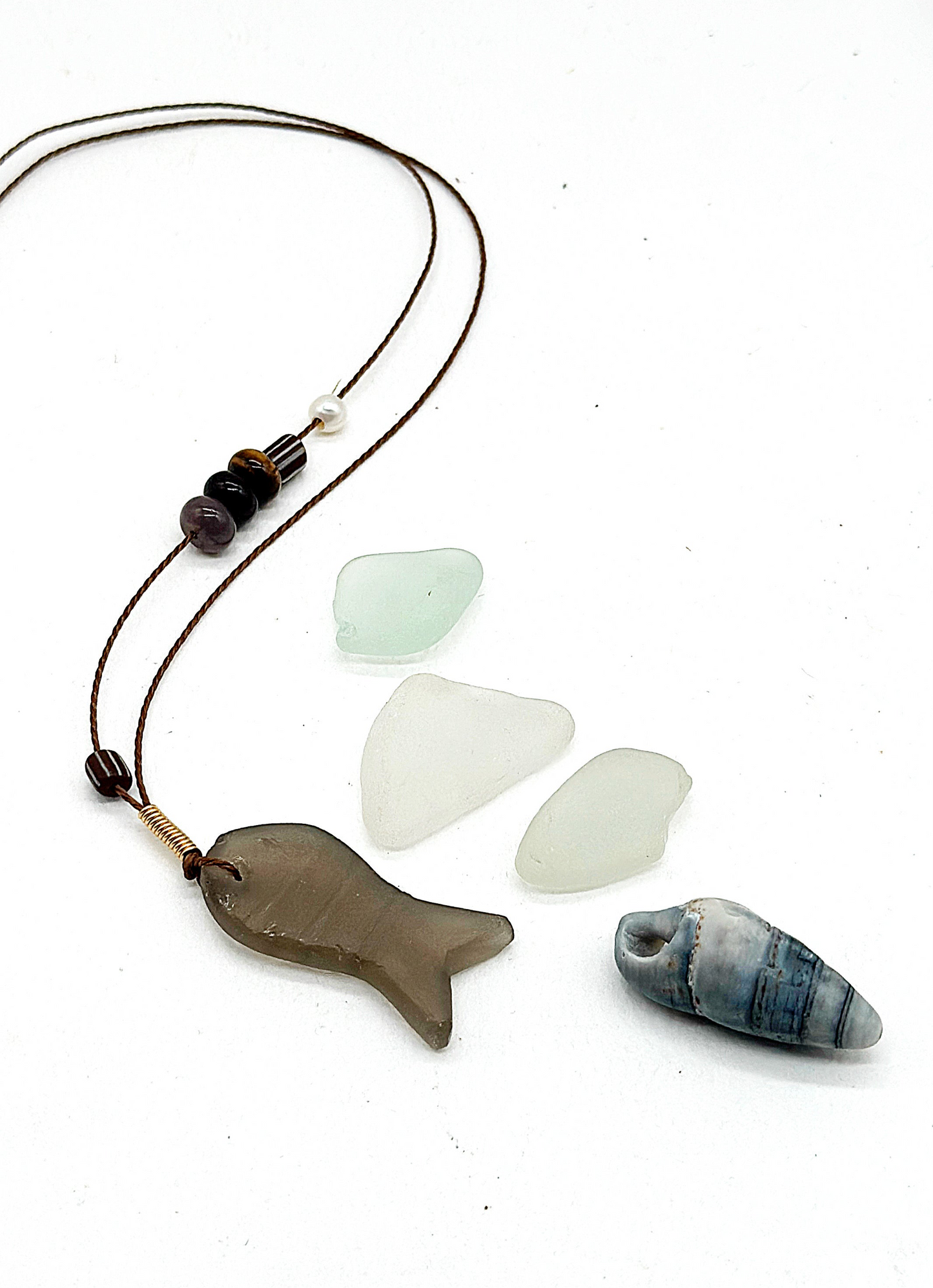 Mocha Sea Glass Fish