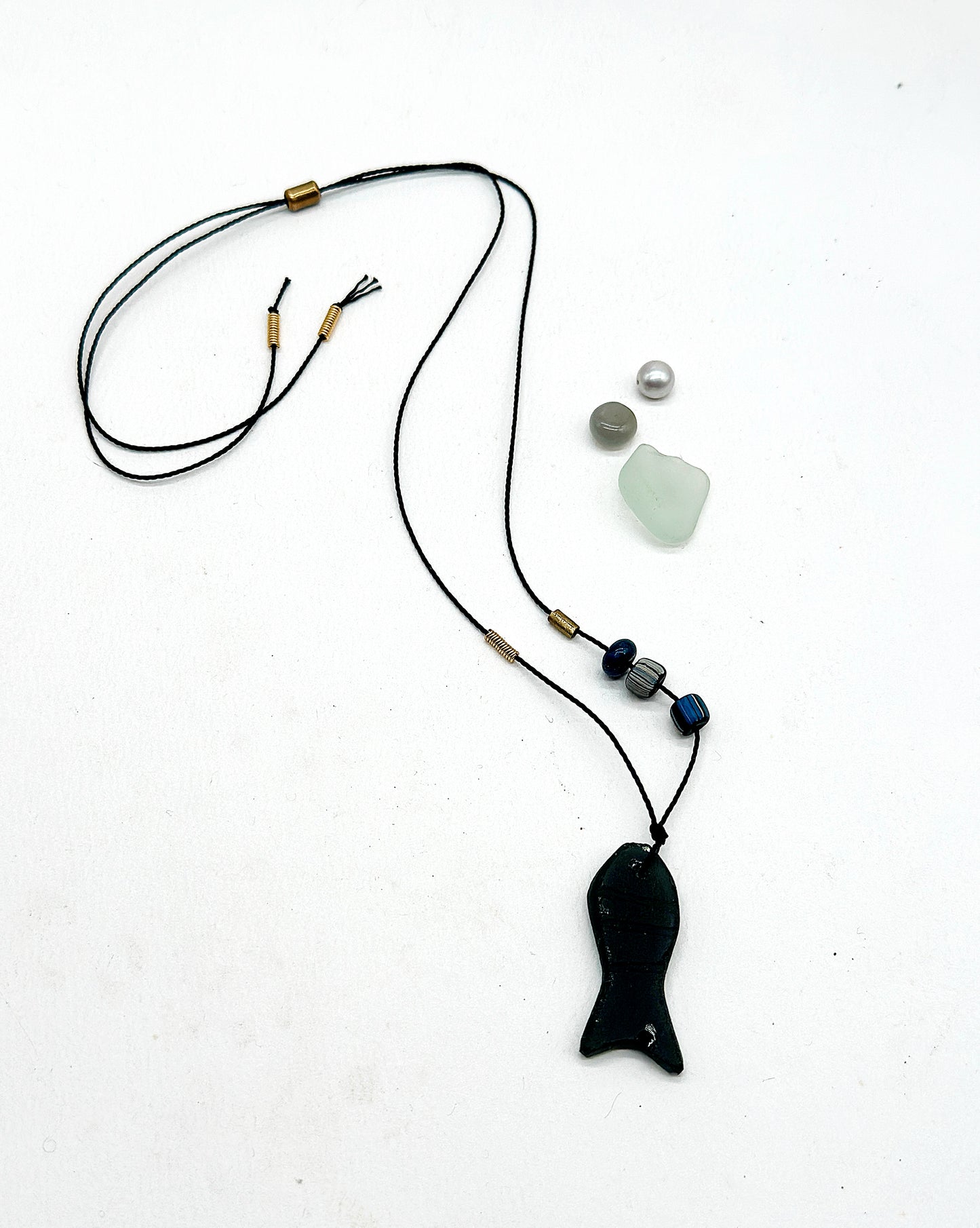 Ink Sea Glass Fish