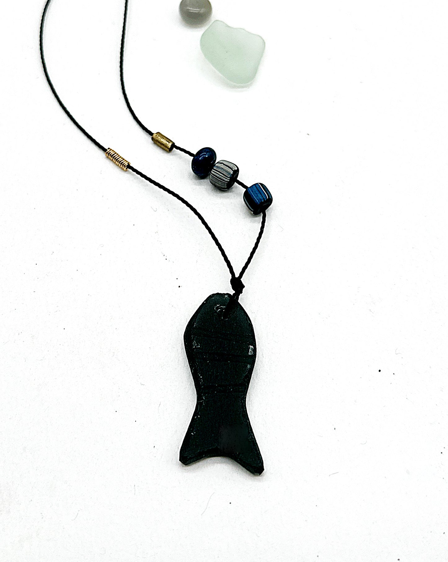 Ink Sea Glass Fish