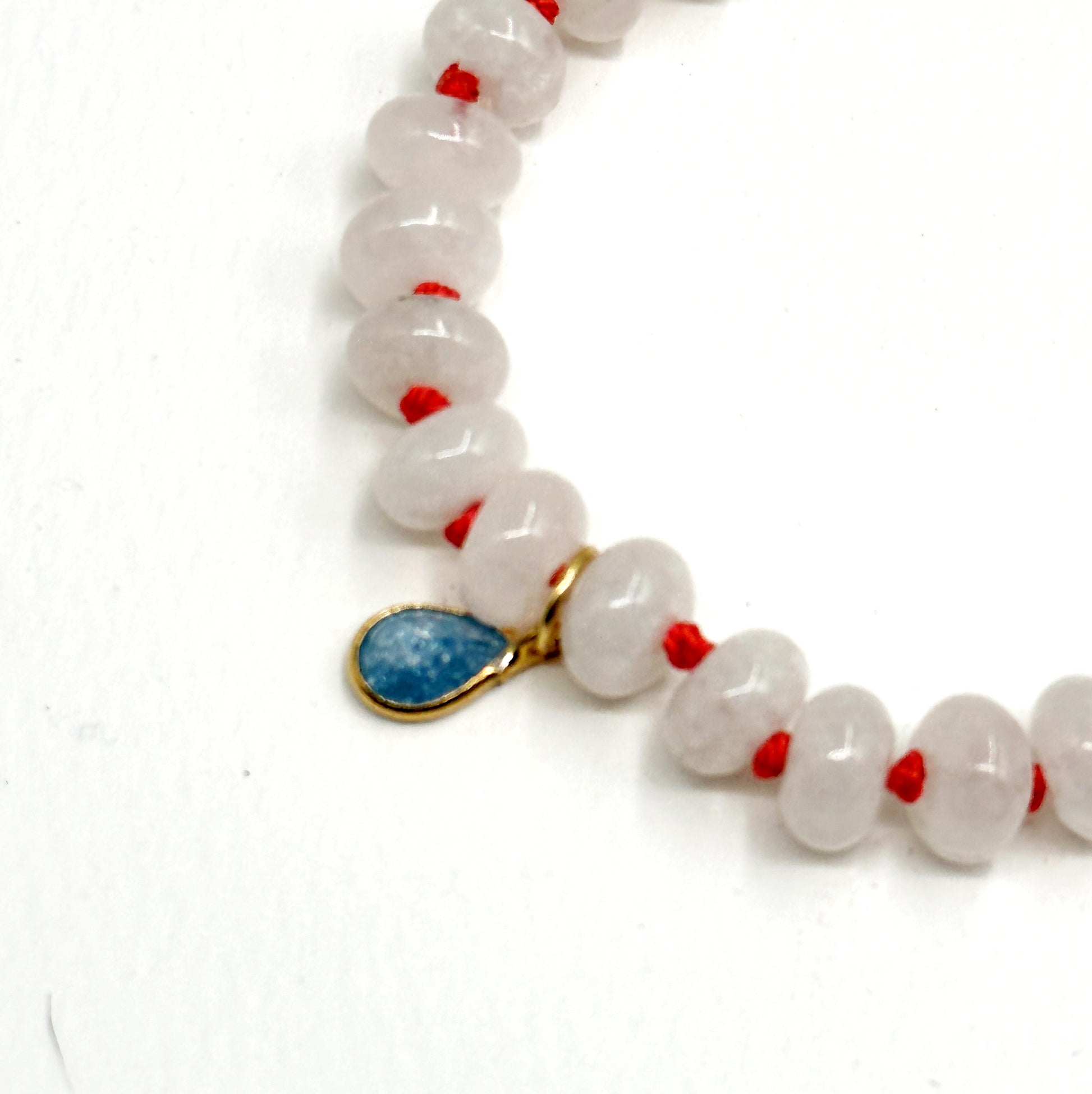 White Jade beaded bracelet