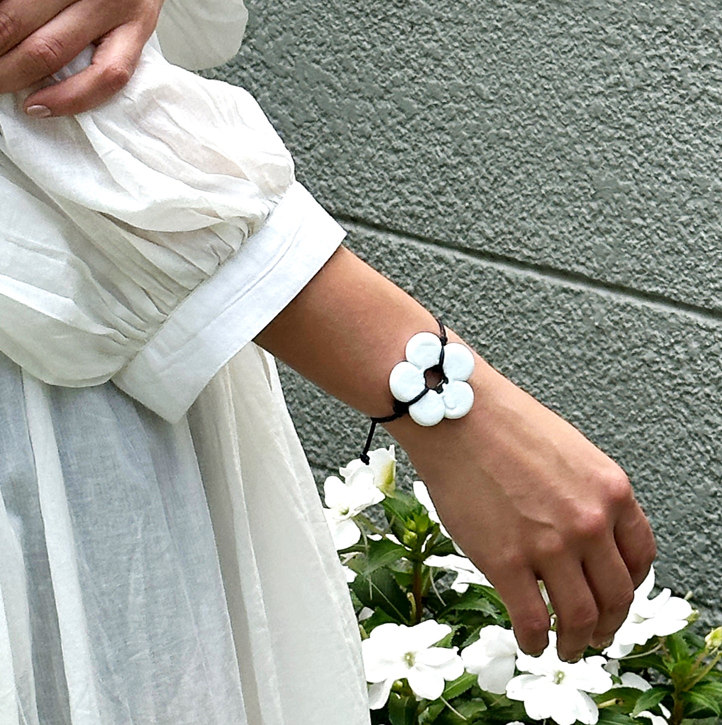 Cotton Flower bracelet