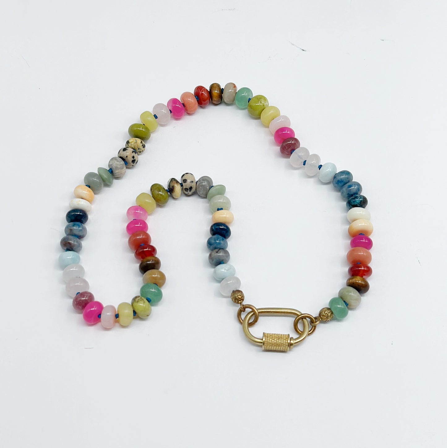 Gaia Spring Gemstone Necklace