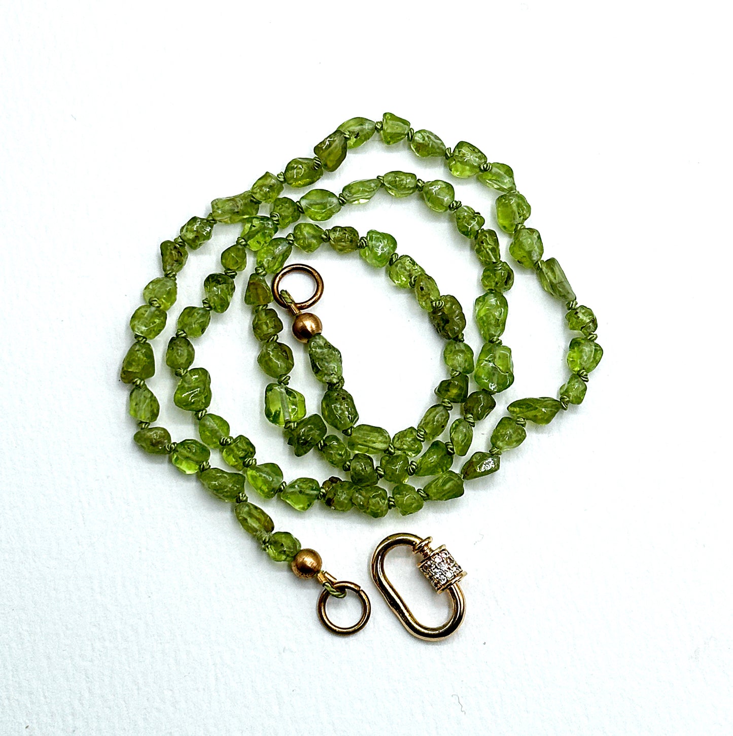 Peridot Gemstone Necklace