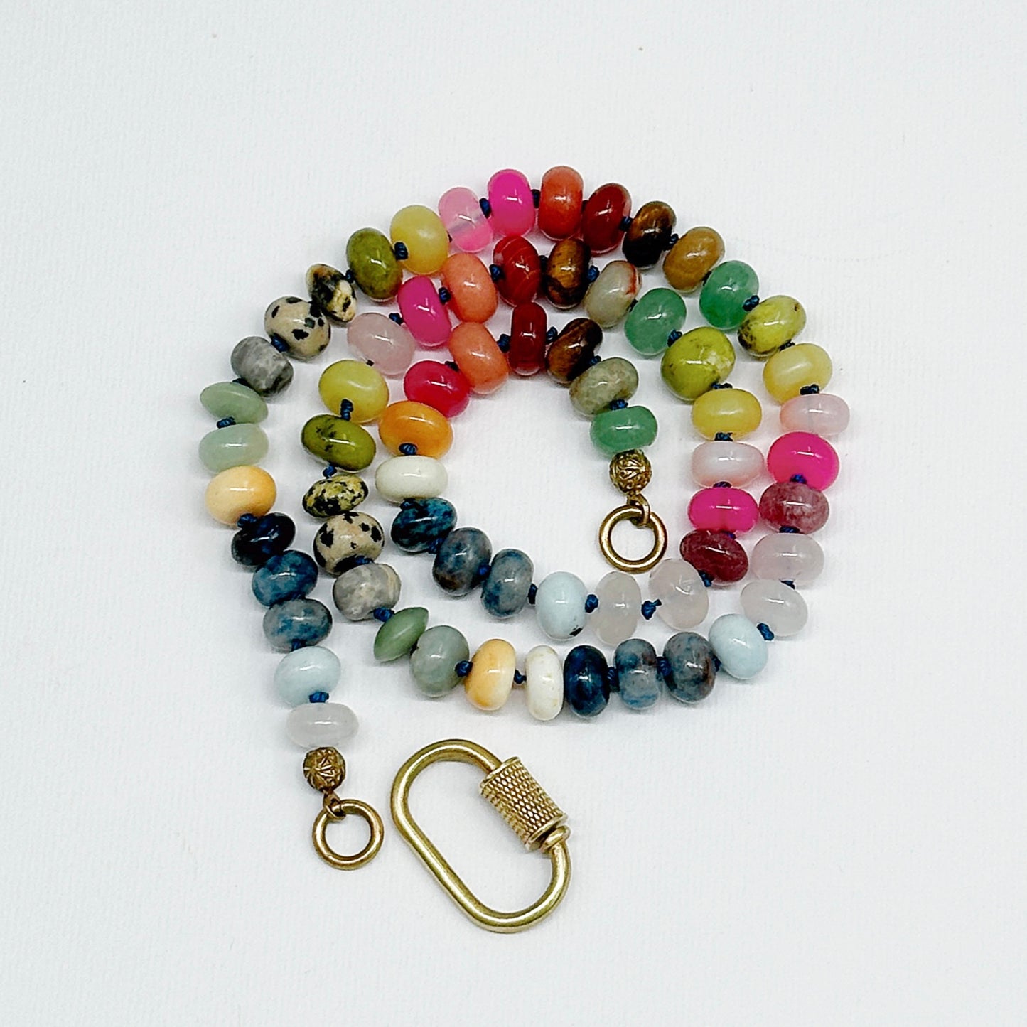 Gaia Spring Gemstone Necklace