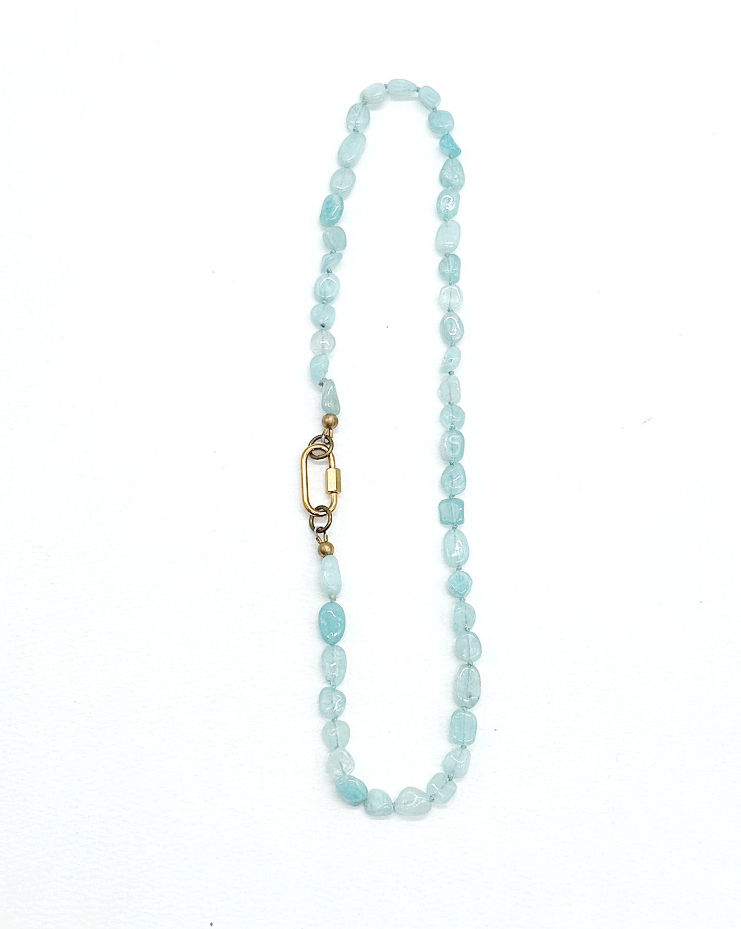 March Birthstone - Aquamarine Necklace