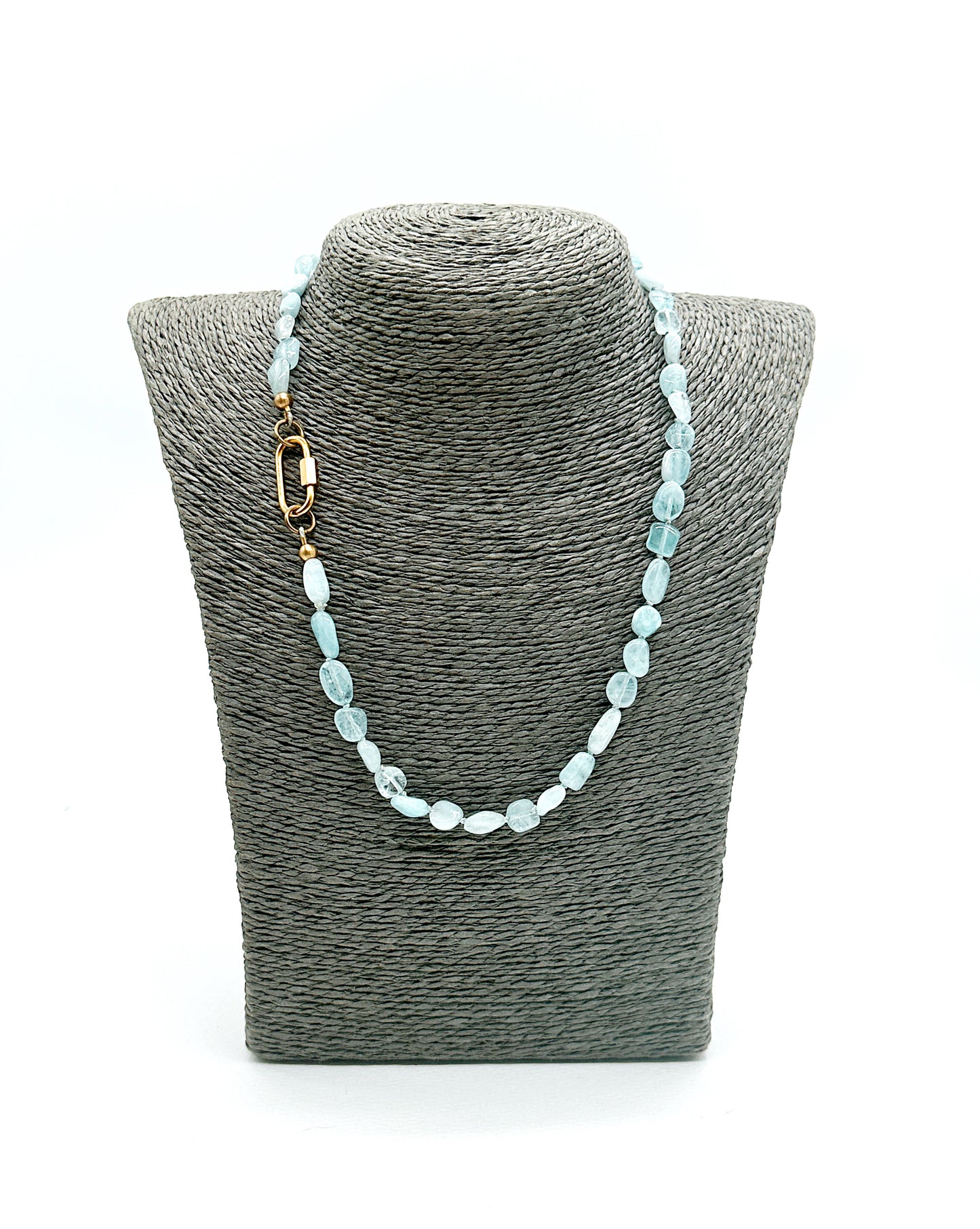 March Birthstone - Aquamarine Necklace