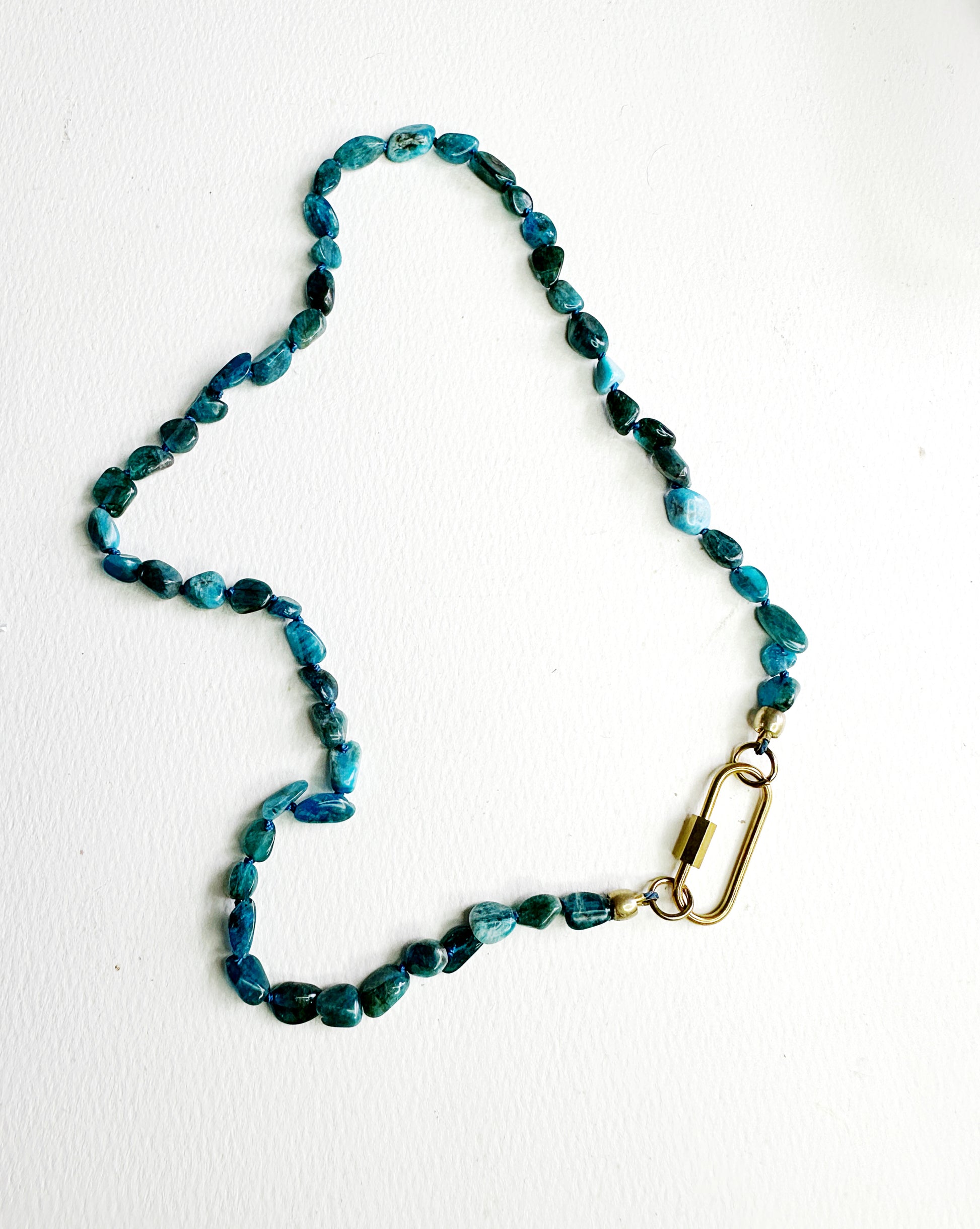 Blue Apatite Necklace