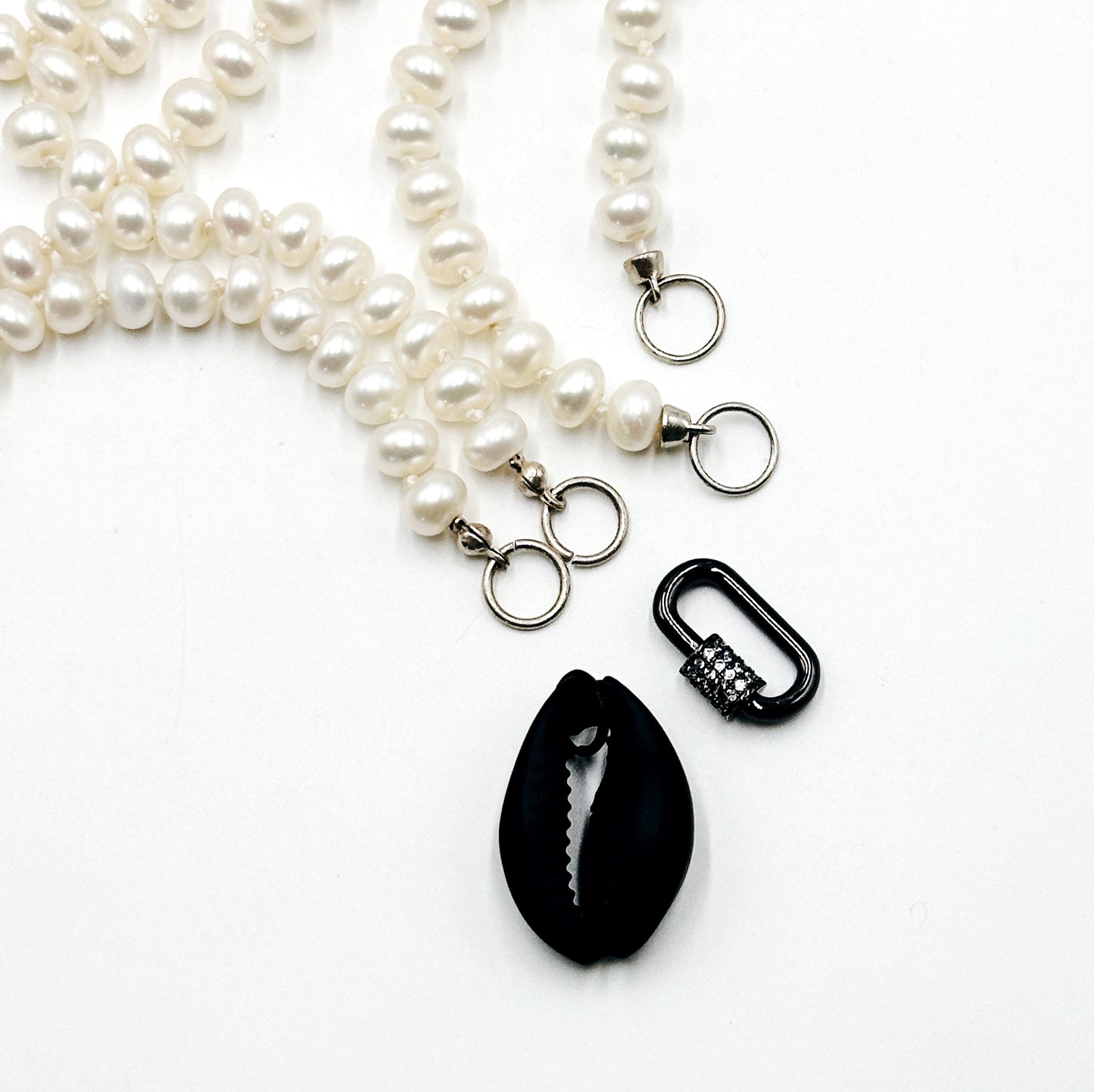 Black Plated Cowrie Shell