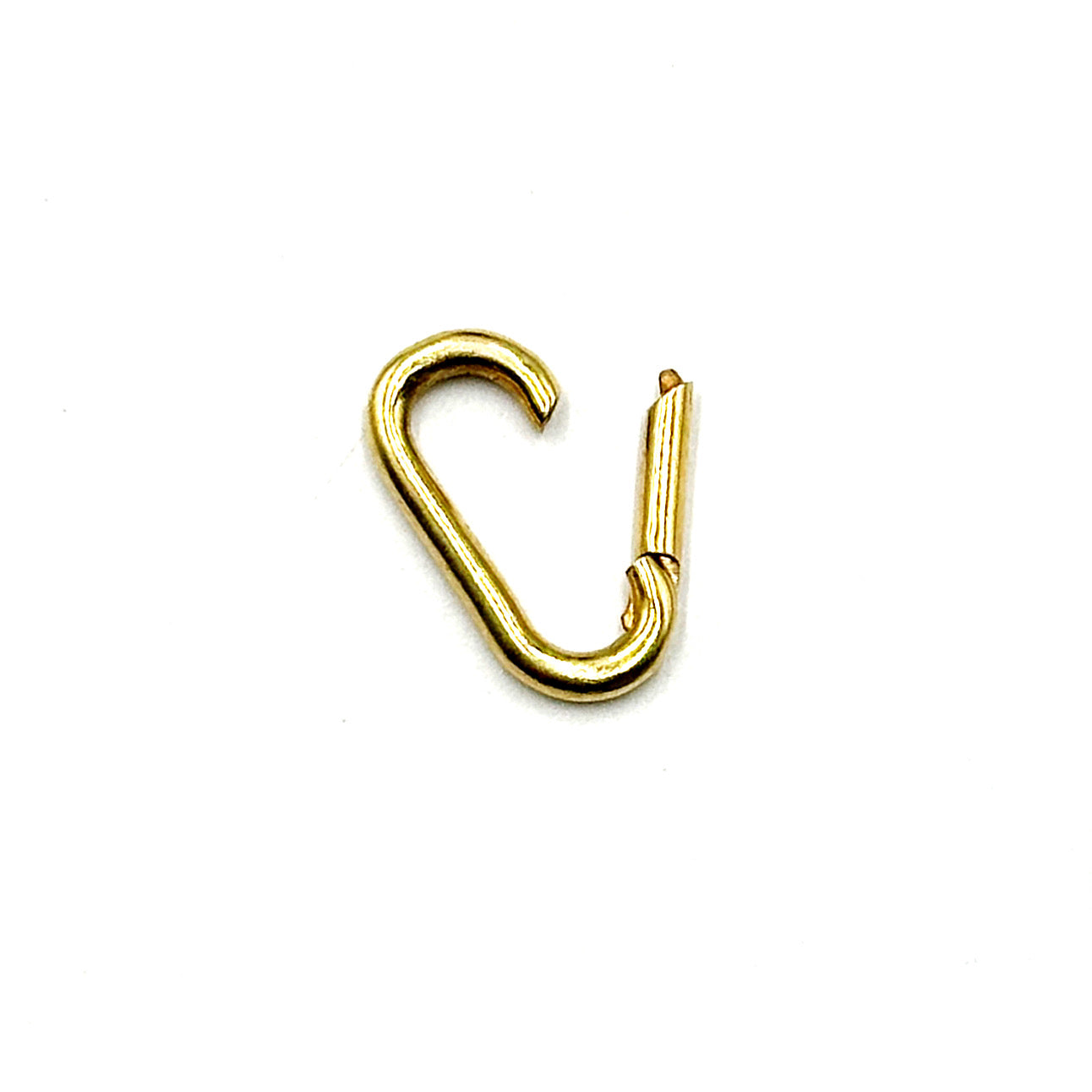 Rectangle Click Lock, Sterling silver, vermeil